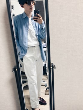 「おっさん」｜灰汁さん（メンズ・174cm）の春コーディネート