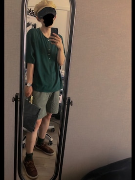 「RRL(ダブル アール エル)のアイテム」を使った、灰汁さん(メンズ・174cm)の春コーディネート