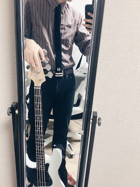「パンク」｜灰汁さん（メンズ・174cm）の春コーディネート