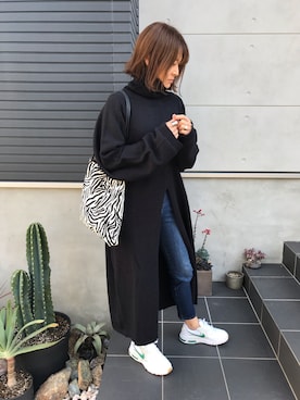 「アイテム（ワンピース/ドレス）」を使った、倫さん（レディース・160cm・40代）の秋コーディネート