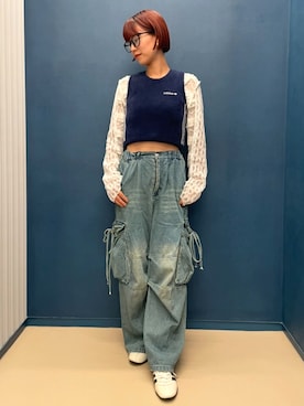 「ローカット」｜At さん（レディース・157cm）の夏コーディネート