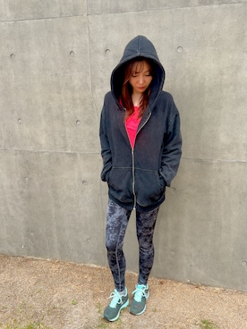 「NIKE（ナイキ）のアイテム（トップス）」を使った、komikomika120さん（レディース・158cm）の春コーディネート