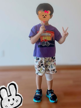 「しまむら」｜EＩGＩさん（キッズ・110cm）の夏コーディネート