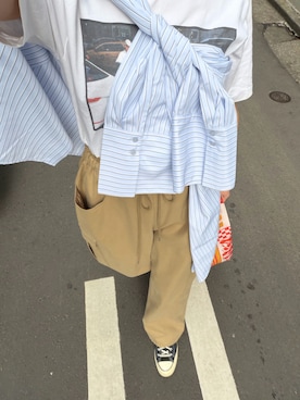 hinaさん（レディース・172cm）の春コーディネート