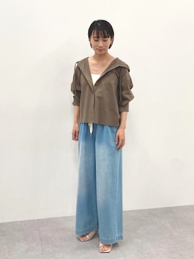 「Petitjo（プッチージョ）のアイテム」を使った、aico._.151さん（レディース・151cm）の春コーディネート