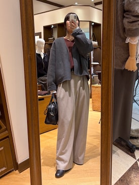 「アイテム（チョーカー）」を使った、ayumon0730さん（レディース・162cm）の秋コーディネート