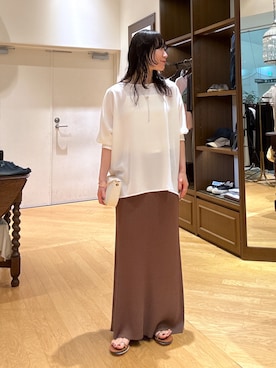 「綺麗めコーデ」｜ayumon0730さん（レディース・162cm）の夏コーディネート