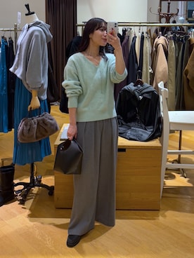 「ウールニット」｜ayumon0730さん（レディース・162cm）の冬コーディネート