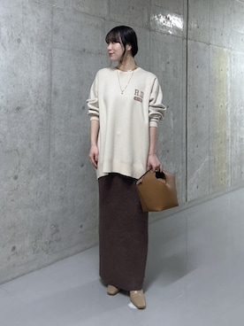 「アイテム（チョーカー）」を使った、ayumon0730さん（レディース・162cm）の冬コーディネート