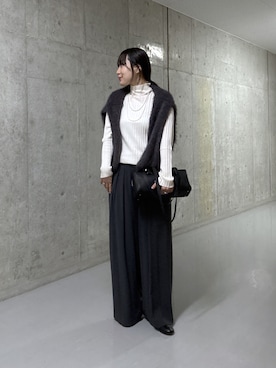 「アイテム（タンクトップ）」を使った、ayumon0730さん（レディース・162cm）の秋コーディネート