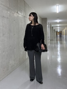 「アイテム（チョーカー）」を使った、ayumon0730さん（レディース・162cm）の秋コーディネート