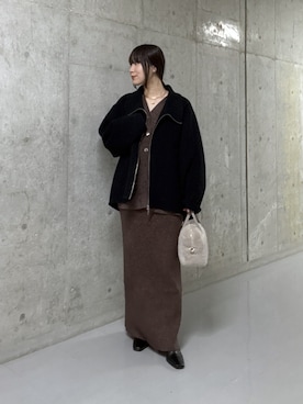 「アイテム（その他アウター）」を使った、ayumon0730さん（レディース・162cm）の秋コーディネート