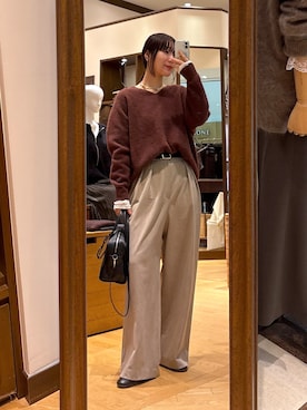 「アイテム（チョーカー）」を使った、ayumon0730さん（レディース・162cm）の秋コーディネート