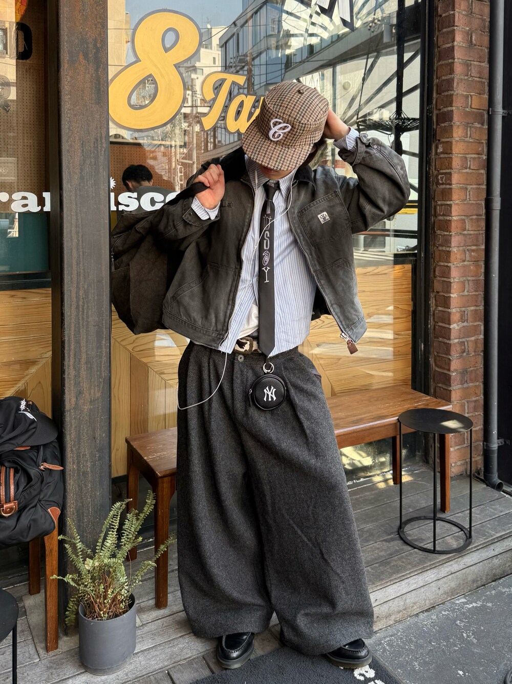 STUSSYのフォーマルスーツ/小物を使った人気ファッション