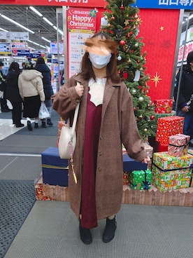 nyakko3さん（レディース・153cm）の冬コーディネート