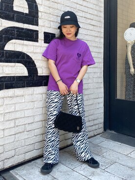 YO-NEさん（レディース・155cm）の夏コーディネート