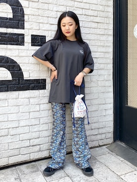 YO-NEさん（レディース・155cm）の夏コーディネート