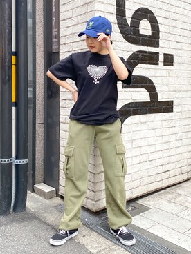 YO-NEさん（レディース・155cm）の春コーディネート