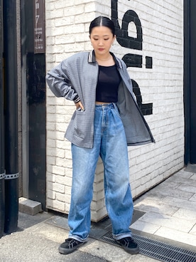 YO-NEさん（レディース・155cm）の夏コーディネート