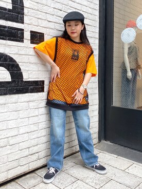 YO-NEさん(レディース・155cm)の夏コーディネート