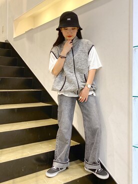 YO-NEさん（レディース・155cm）の夏コーディネート