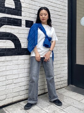 YO-NEさん（レディース・155cm）の夏コーディネート