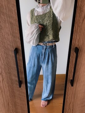 「SVEC（シュベック）のアイテム（トップス）」を使った、suzugrbb7910さん（レディース・151cm）の夏コーディネート