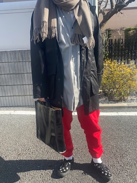 「TOGA（トーガ）のアイテム（シューズ）」を使った、shoさん（メンズ・170cm）の冬コーディネート