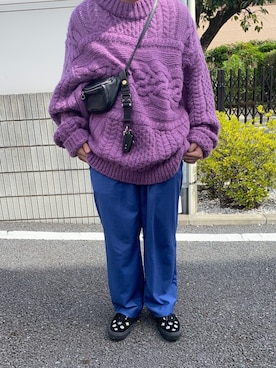 「THEE（シー）のアイテム」を使った、shoさん（メンズ・170cm）の秋コーディネート