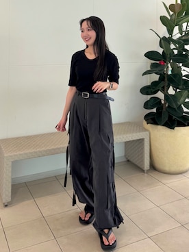 「TODAYFUL（トゥデイフル）のアイテム」を使った、さとみ🫐（23）　　さん（レディース・154cm）の夏コーディネート