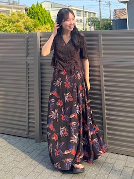 「JEANASIS（ジーナシス）のアイテム」を使った、さとみ🫐（23）　　さん（骨格ストレート・レディース・154cm）の夏コーディネート