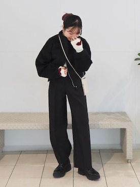 「アイテム（その他アウター）」を使った、さとみ🫐（24）　　さん（レディース・153cm）の冬コーディネート