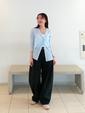 さとみ🫐（24）　　さん（レディース・154cm）の春コーディネート