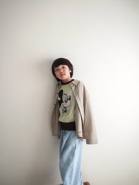 「ZARA KIDSのアイテム」を使った、ysaytnsiさん（キッズ・110cm）の冬コーディネート