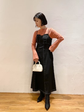 akaneさん（レディース・164cm）の冬コーディネート