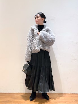 「FREE'S MART（フリーズマート）のアイテム（ジャケット/アウター）」を使った、akaneさん（レディース・164cm）の秋コーディネート