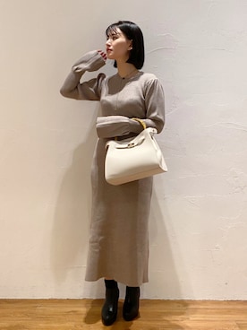 akaneさん（レディース・164cm）の冬コーディネート