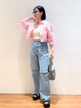 akaneさん（レディース・164cm）の春コーディネート