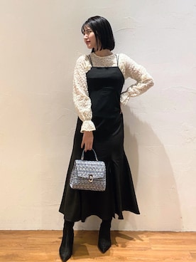 akaneさん（レディース・164cm）の冬コーディネート