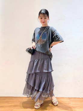 akaneさん（レディース・164cm）の夏コーディネート