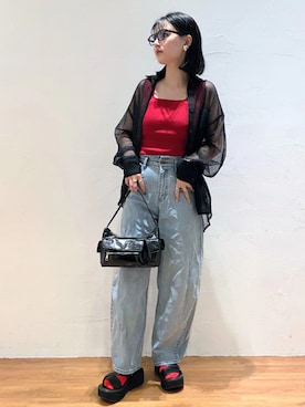 akaneさん（レディース・164cm）の夏コーディネート