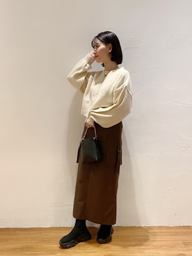 akaneさん（レディース・164cm）の冬コーディネート