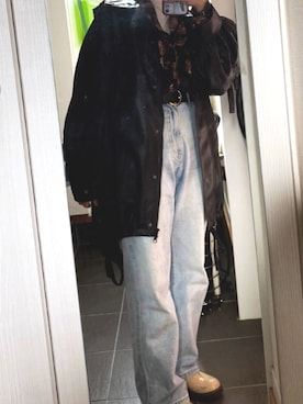 ahahaさん（レディース・155cm）の冬コーディネート