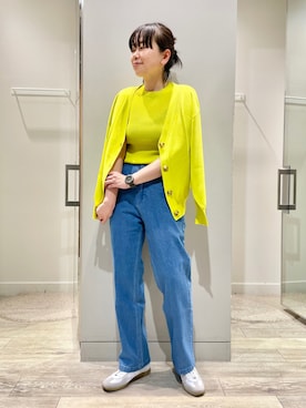 「GERMAN TRAINER（ジャーマントレーナー）のアイテム」を使った、namikiayaさん（レディース・161cm）の春コーディネート