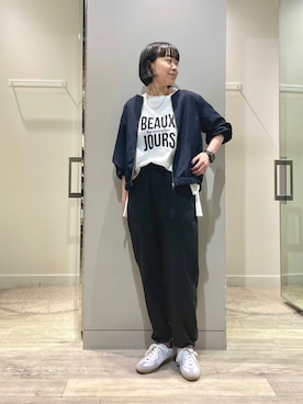 「GERMAN TRAINER（ジャーマントレーナー）のアイテム」を使った、namikiayaさん（レディース・161cm）の夏コーディネート
