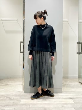 「GERMAN TRAINER（ジャーマントレーナー）のアイテム」を使った、namikiayaさん（レディース・161cm）の冬コーディネート