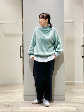 「GERMAN TRAINER（ジャーマントレーナー）のアイテム」を使った、namikiayaさん（レディース・161cm）の秋コーディネート