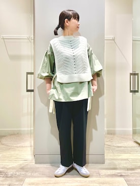 「GERMAN TRAINER（ジャーマントレーナー）のアイテム」を使った、namikiayaさん（レディース・161cm）の冬コーディネート