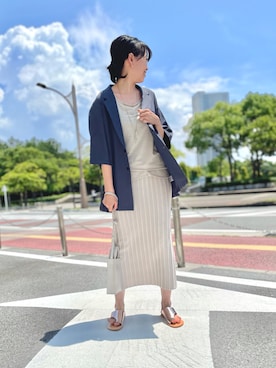 「MYSELF ABAHOUSE」｜namikiayaさん（レディース・161cm）の夏コーディネート