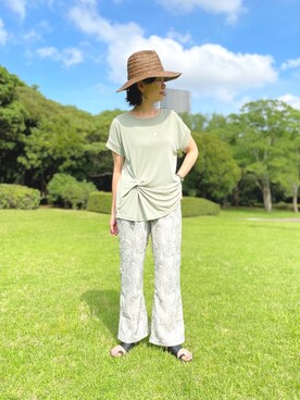 namikiayaさん（レディース・161cm）の夏コーディネート